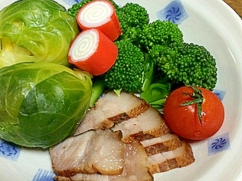 ダッチオーブンで豚ブロック燻製っ♪